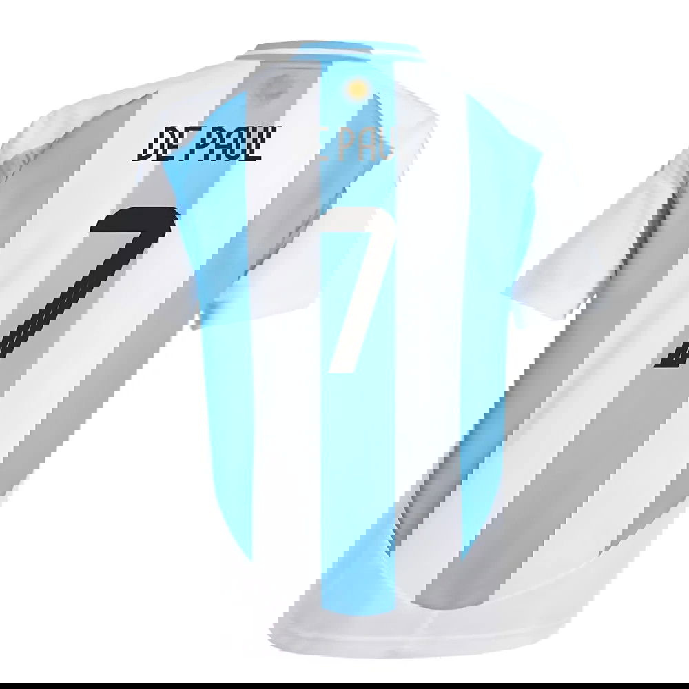 2024-2025 Argentina Home Shirt (Kids) (DE PAUL 7)