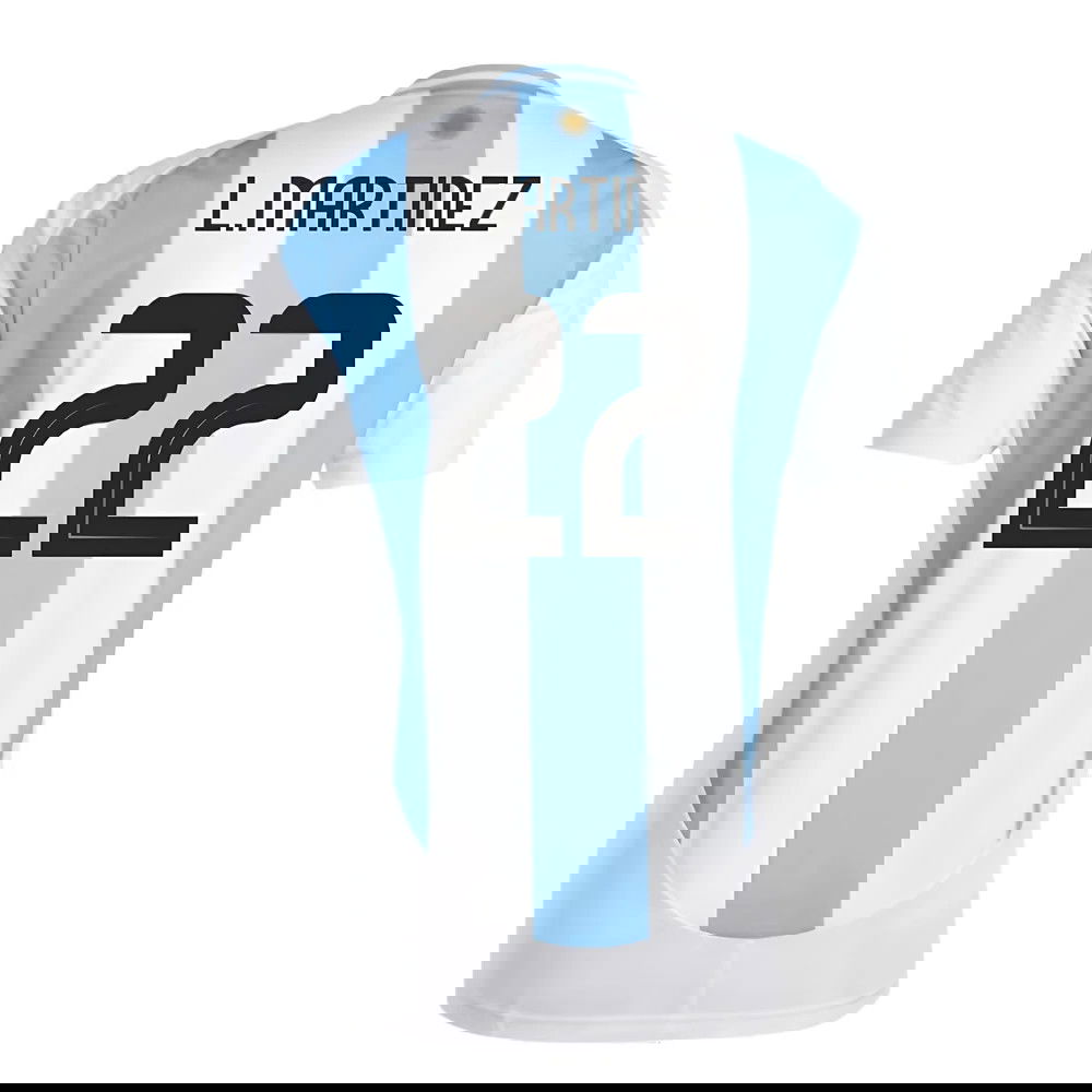 2024-2025 Argentina Home Shirt (L.MARTINEZ 22)