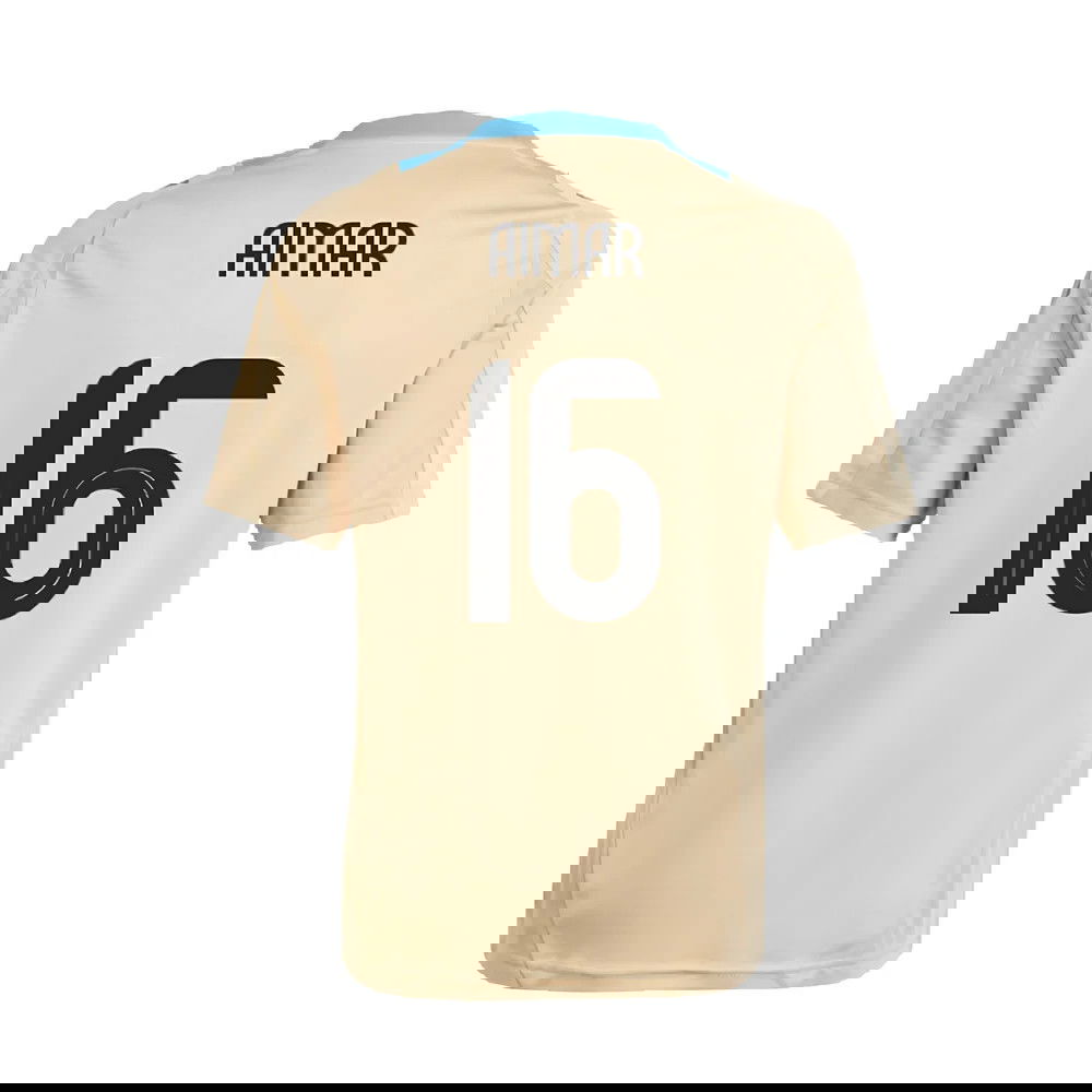 2024-2025 Argentina Training Jersey (Hazy Beige) (AIMAR 16)