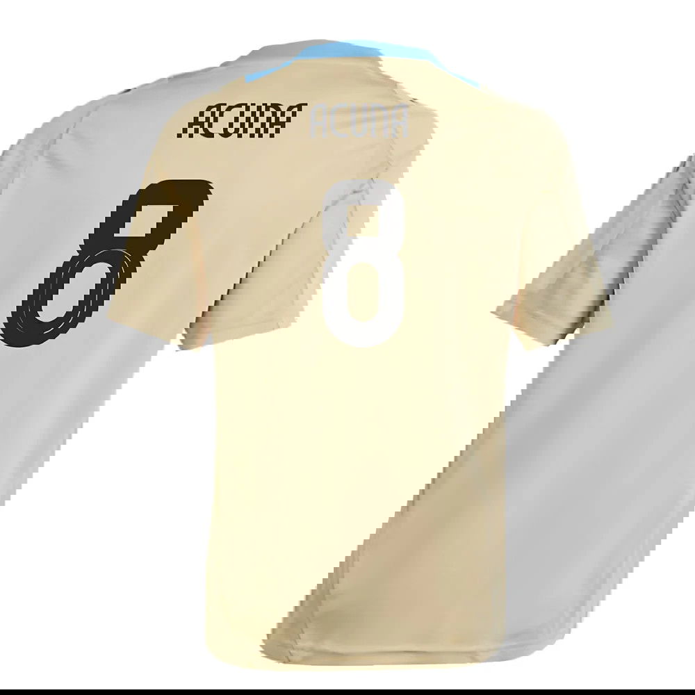 2024-2025 Argentina Training Jersey (Hazy Beige) - Kids (ACUNA 8)