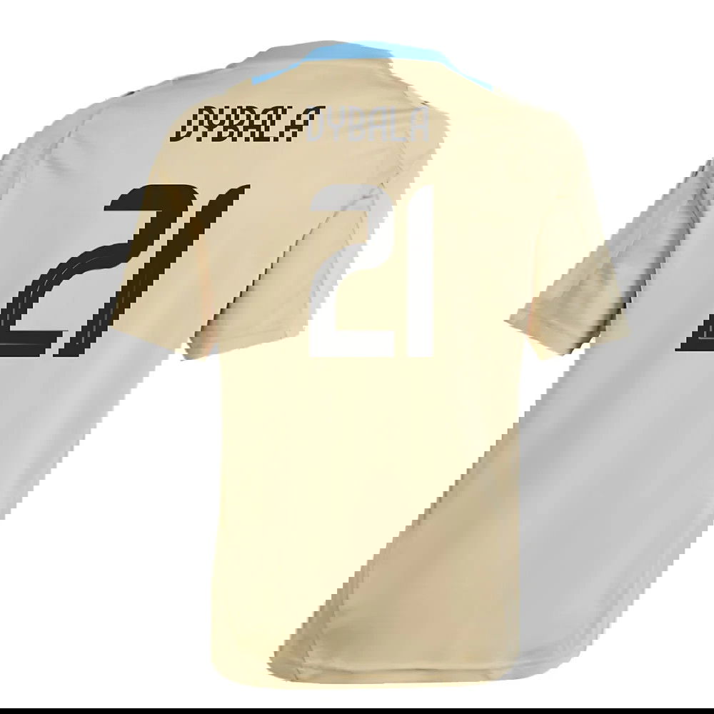 2024-2025 Argentina Training Jersey (Hazy Beige) - Kids (DYBALA 21)