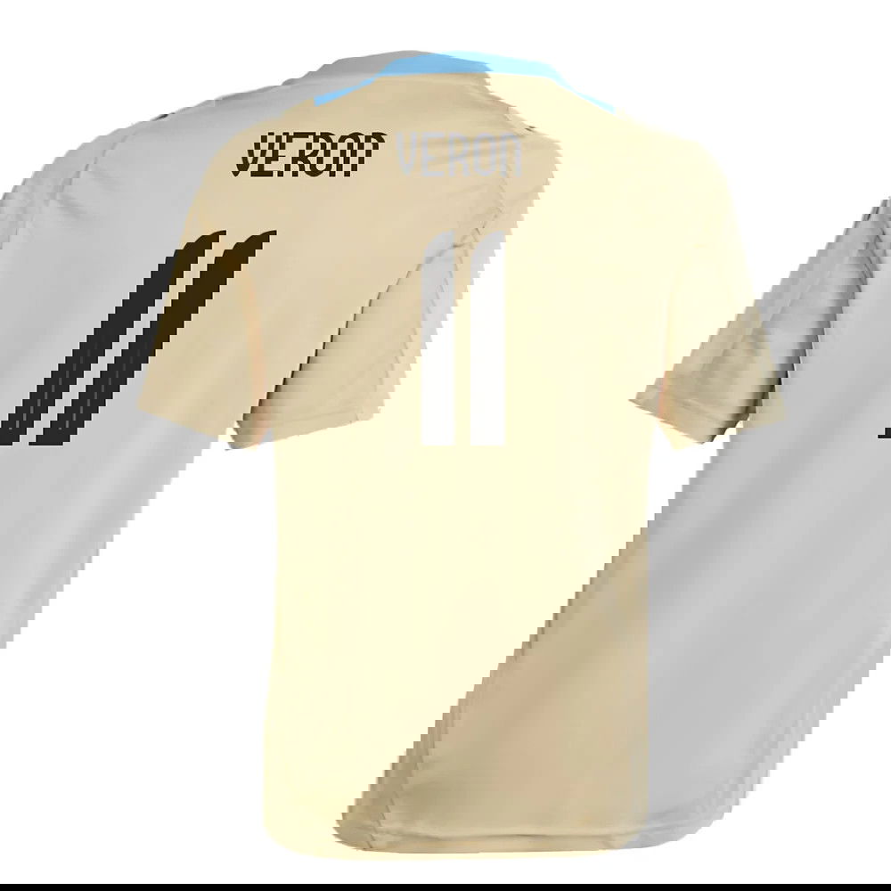 2024-2025 Argentina Training Jersey (Hazy Beige) - Kids (VERON 11)