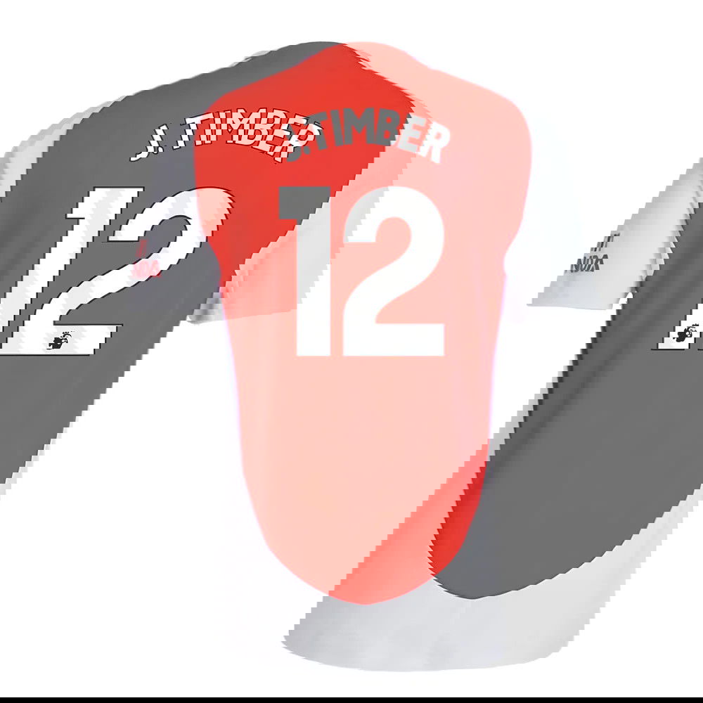 2024-2025 Arsenal Authentic Home Shirt (J.Timber 12)