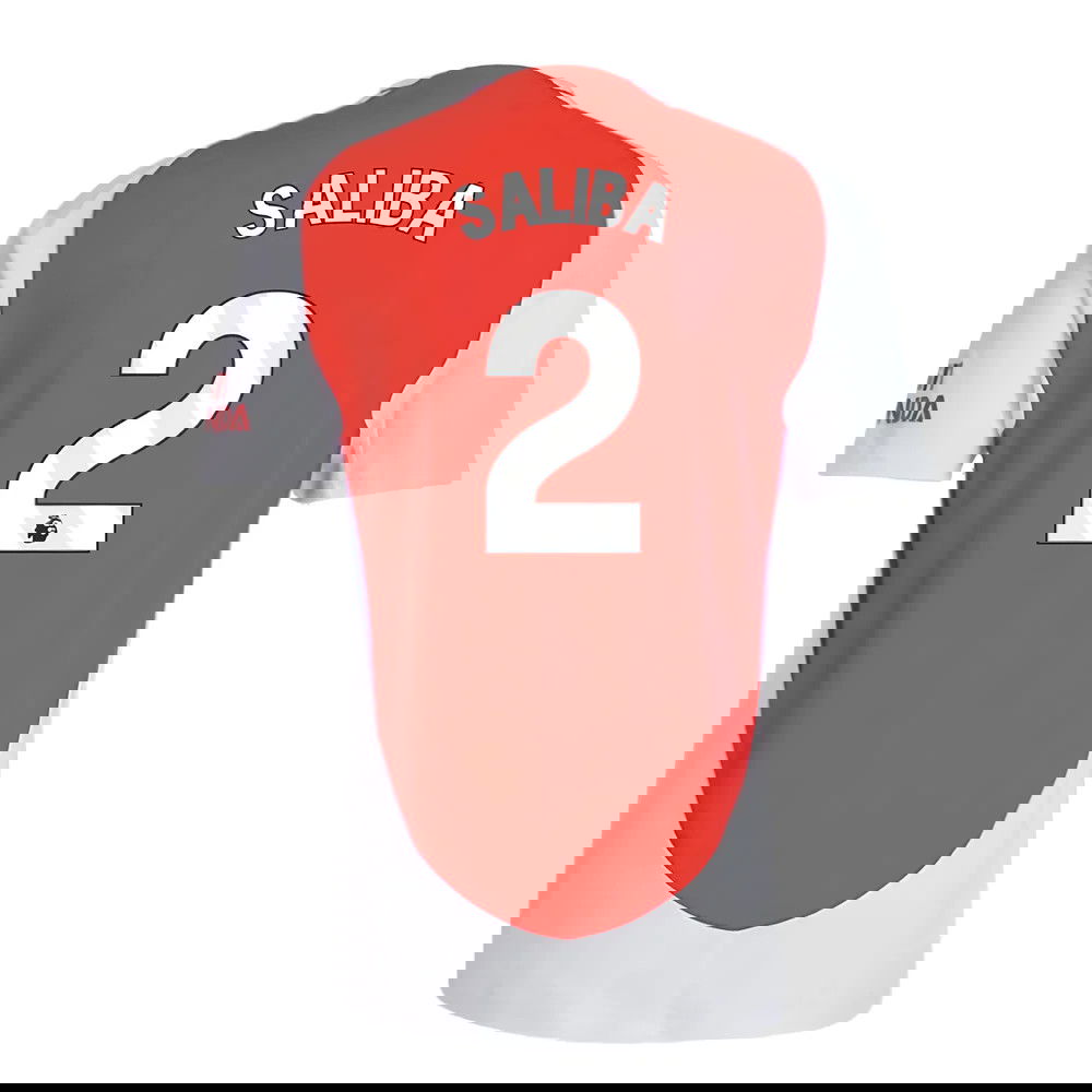 2024-2025 Arsenal Authentic Home Shirt (Saliba 2)