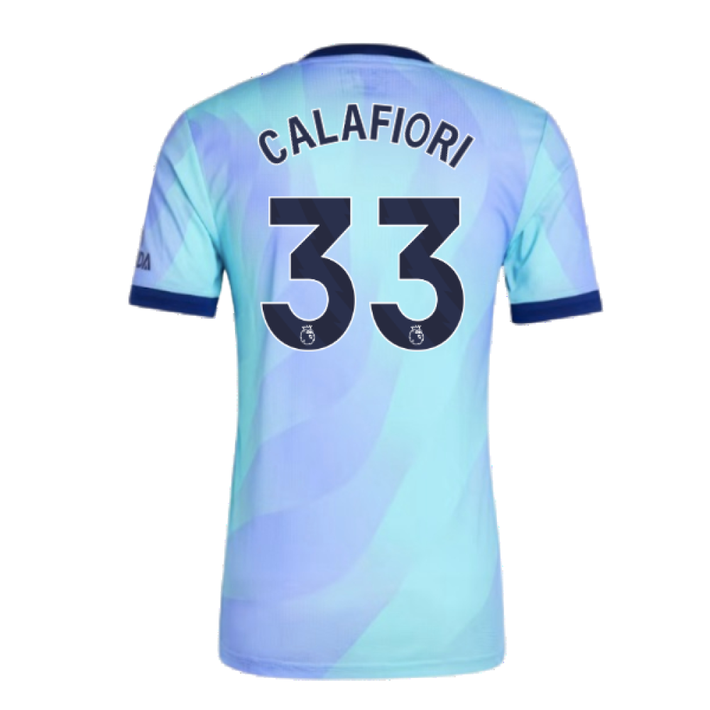 2024-2025 Arsenal Authentic Third Shirt (Calafiori 33)