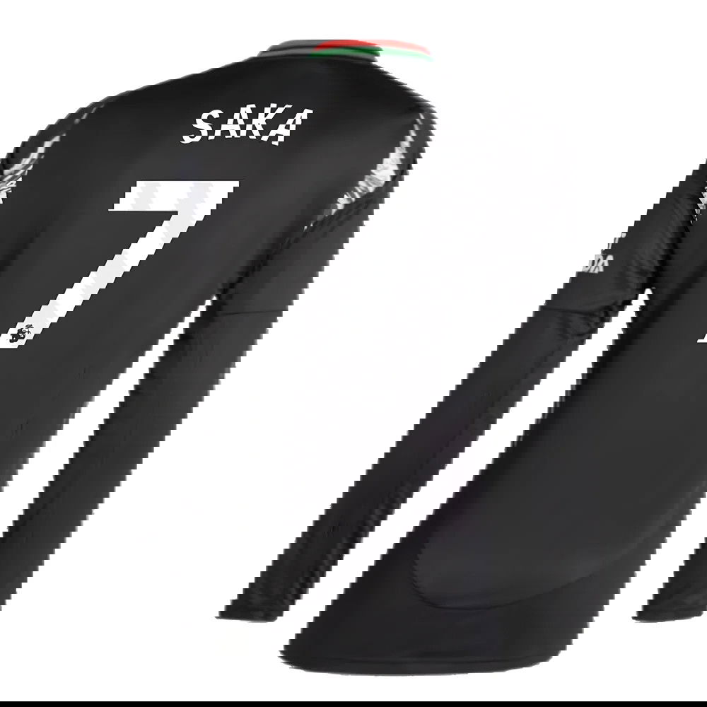 2024-2025 Arsenal Away Long Sleeve Shirt (Saka 7)