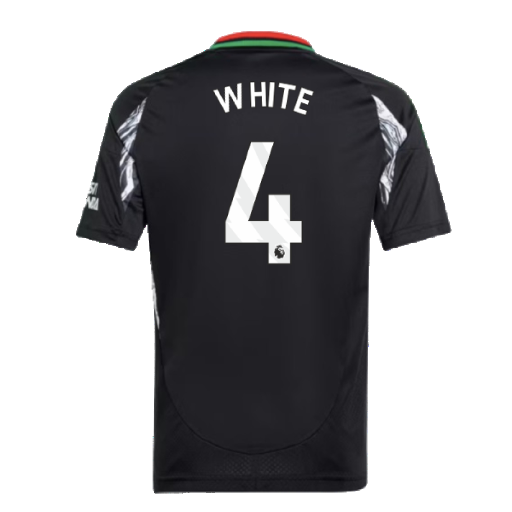 2024-2025 Arsenal Away Shirt (Kids) (White 4)