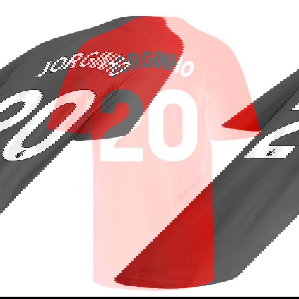 2024-2025 Arsenal DNA Graphic Tee (Red) (Jorginho 20)