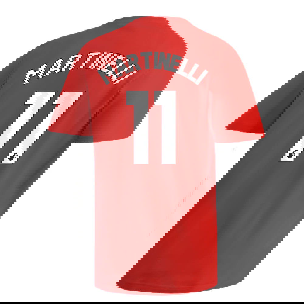 2024-2025 Arsenal DNA Graphic Tee (Red) (Martinelli 11)