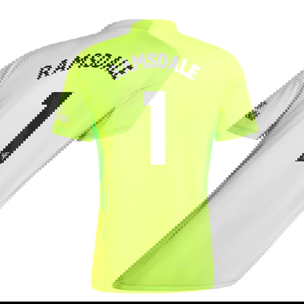 2024-2025 Arsenal Home Goalkeeper Shirt (Yellow) (Ramsdale 1)