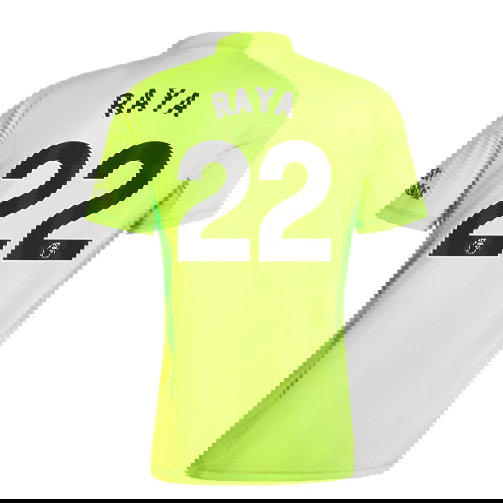 2024-2025 Arsenal Home Goalkeeper Shirt (Yellow) (Raya 22)