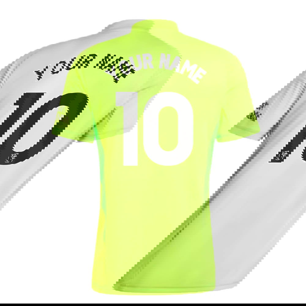 2024-2025 Arsenal Home Goalkeeper Shirt (Yellow) (Your Name)