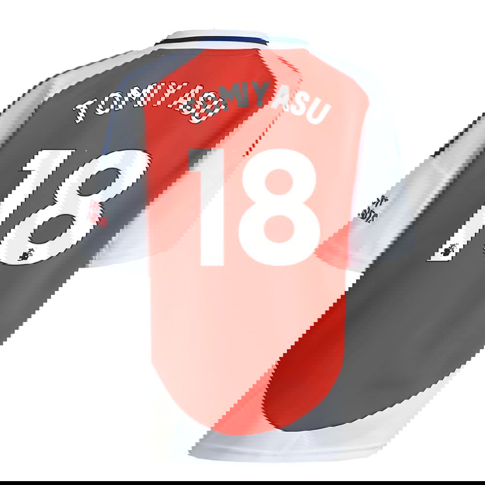 2024-2025 Arsenal Home Mini Kit (Tomiyasu 18)