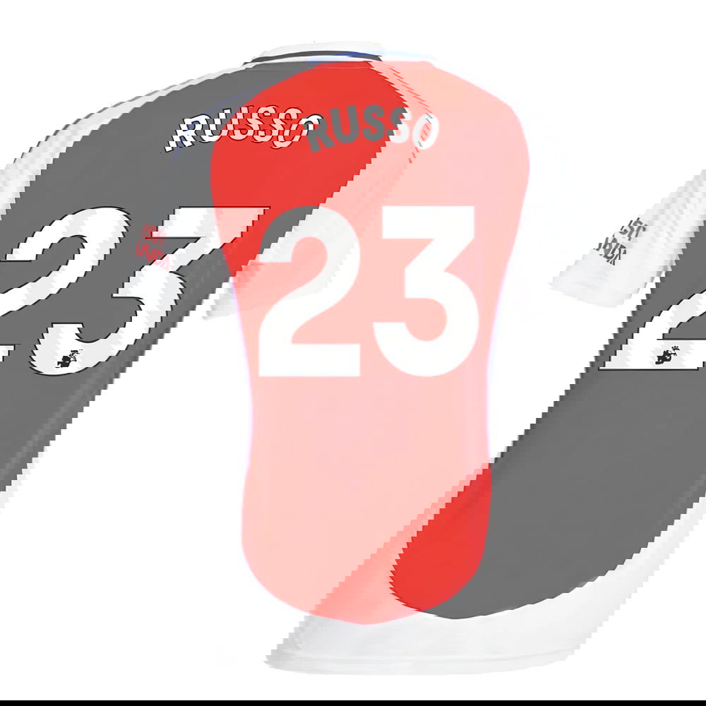 2024-2025 Arsenal Home Shirt (Womens) (Russo 23)