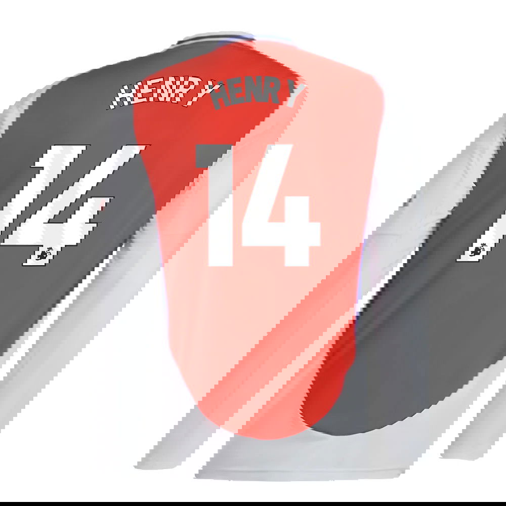 2024-2025 Arsenal Long Sleeve Home Shirt (Henry 14)