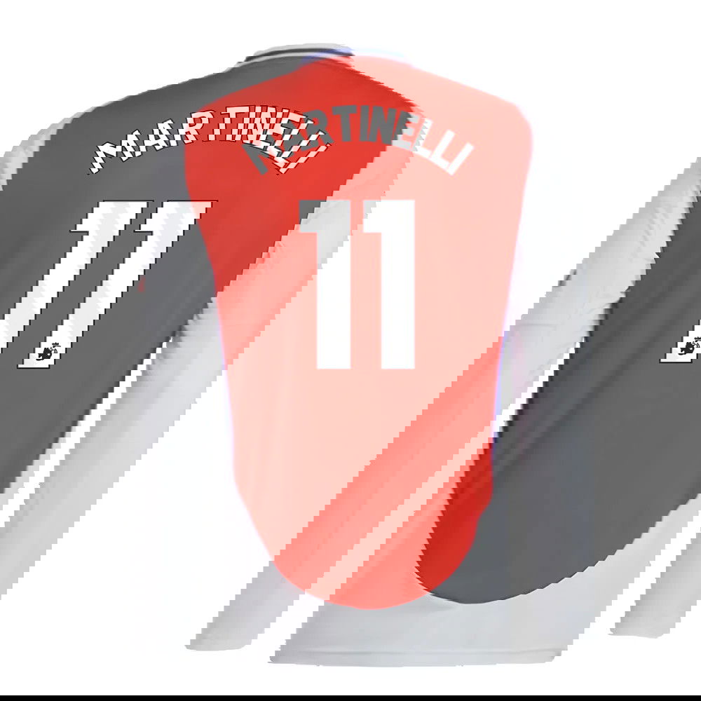 2024-2025 Arsenal Long Sleeve Home Shirt (Martinelli 11)