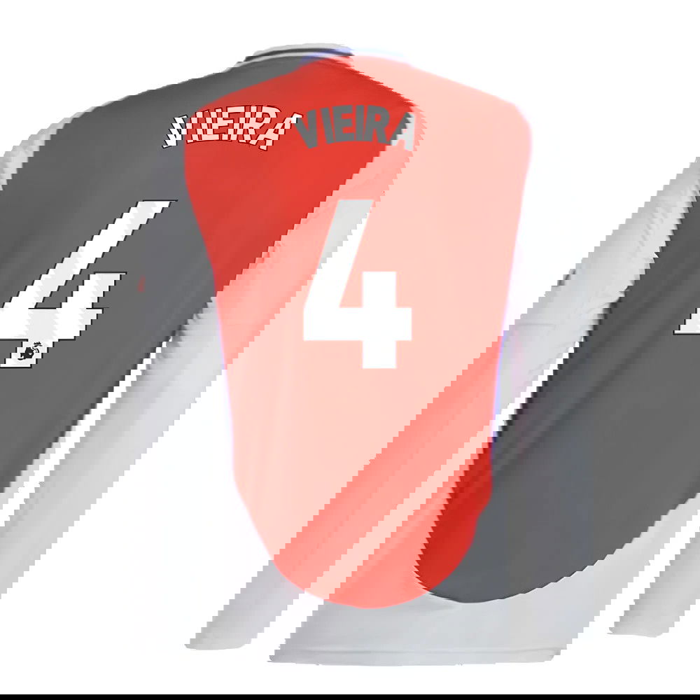 2024-2025 Arsenal Long Sleeve Home Shirt (Vieira 4)