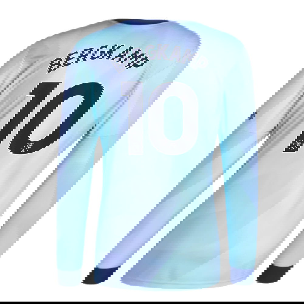 2024-2025 Arsenal Long Sleeve Third Shirt (Bergkamp 10)