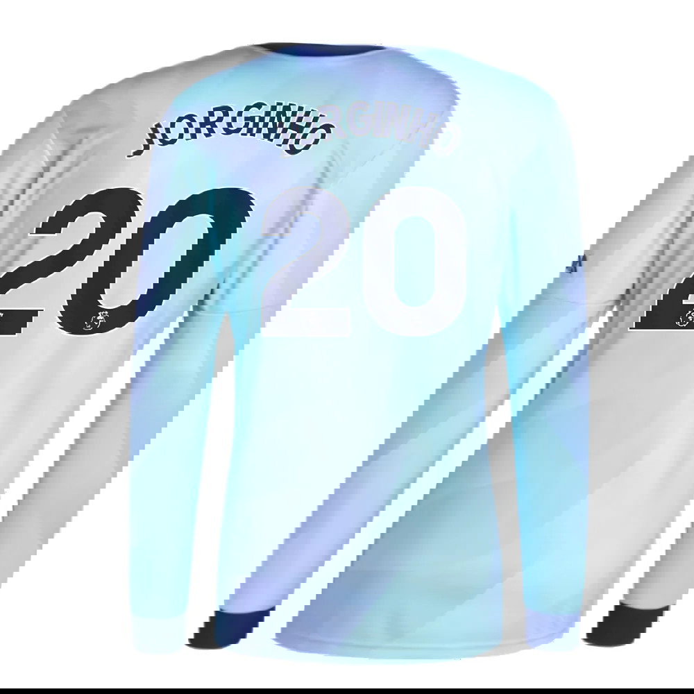 2024-2025 Arsenal Long Sleeve Third Shirt (Jorginho 20)