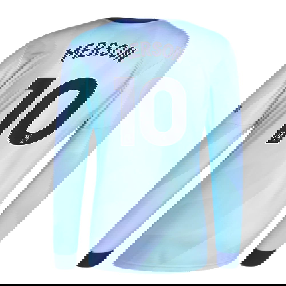 2024-2025 Arsenal Long Sleeve Third Shirt (Merson 10)