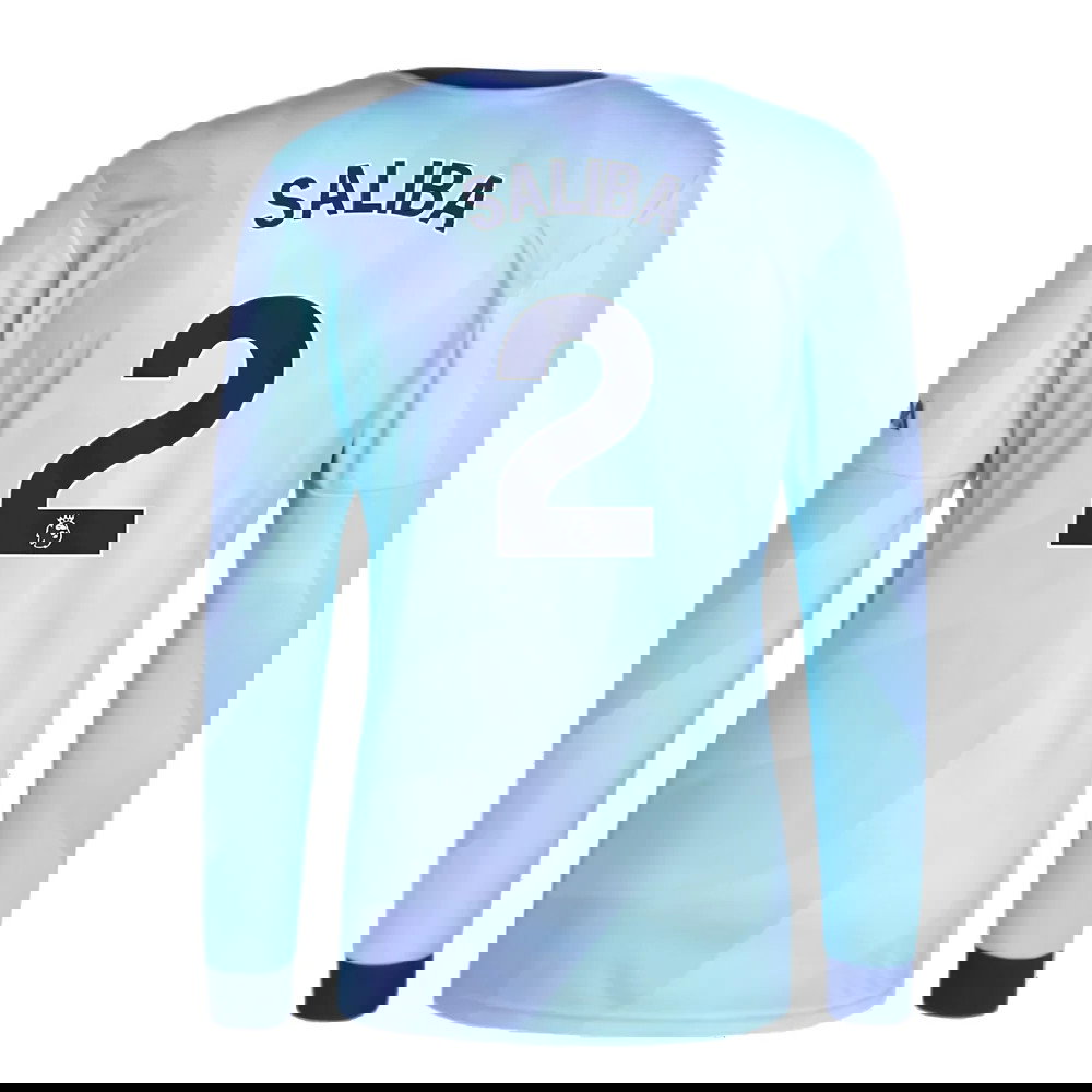 2024-2025 Arsenal Long Sleeve Third Shirt (Saliba 2)