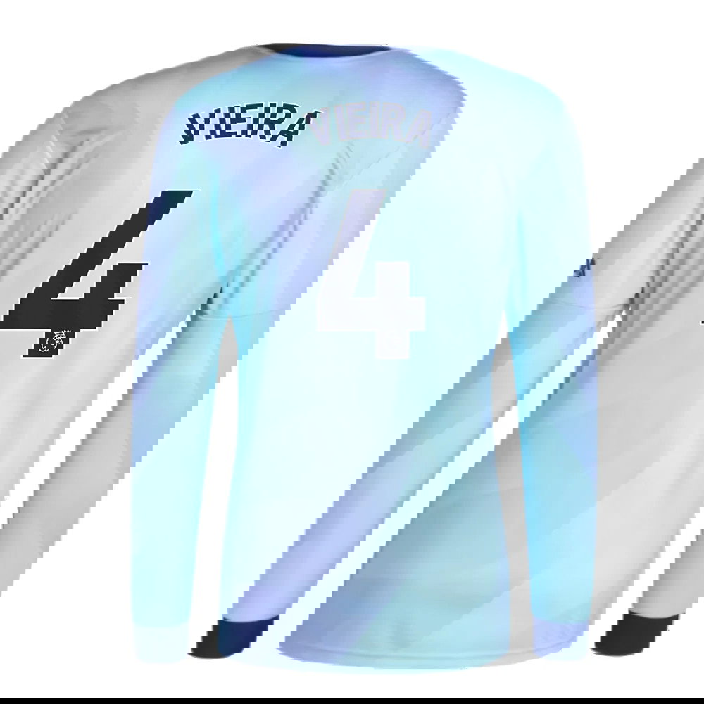 2024-2025 Arsenal Long Sleeve Third Shirt (Vieira 4)