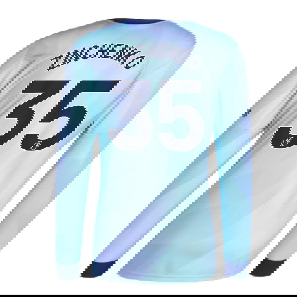 2024-2025 Arsenal Long Sleeve Third Shirt (Zinchenko 35)