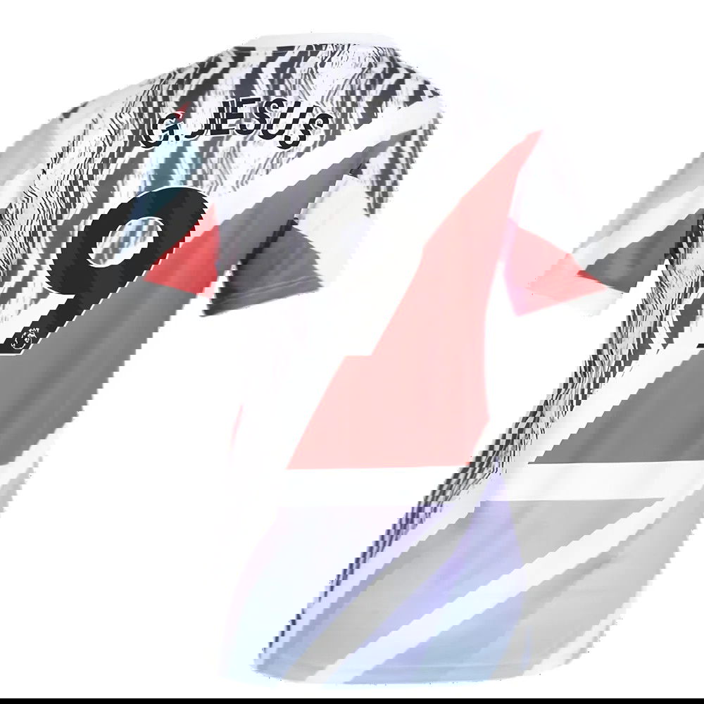 2024-2025 Arsenal Pre-Match Shirt (Scarlet) - Womens (G.Jesus 9)