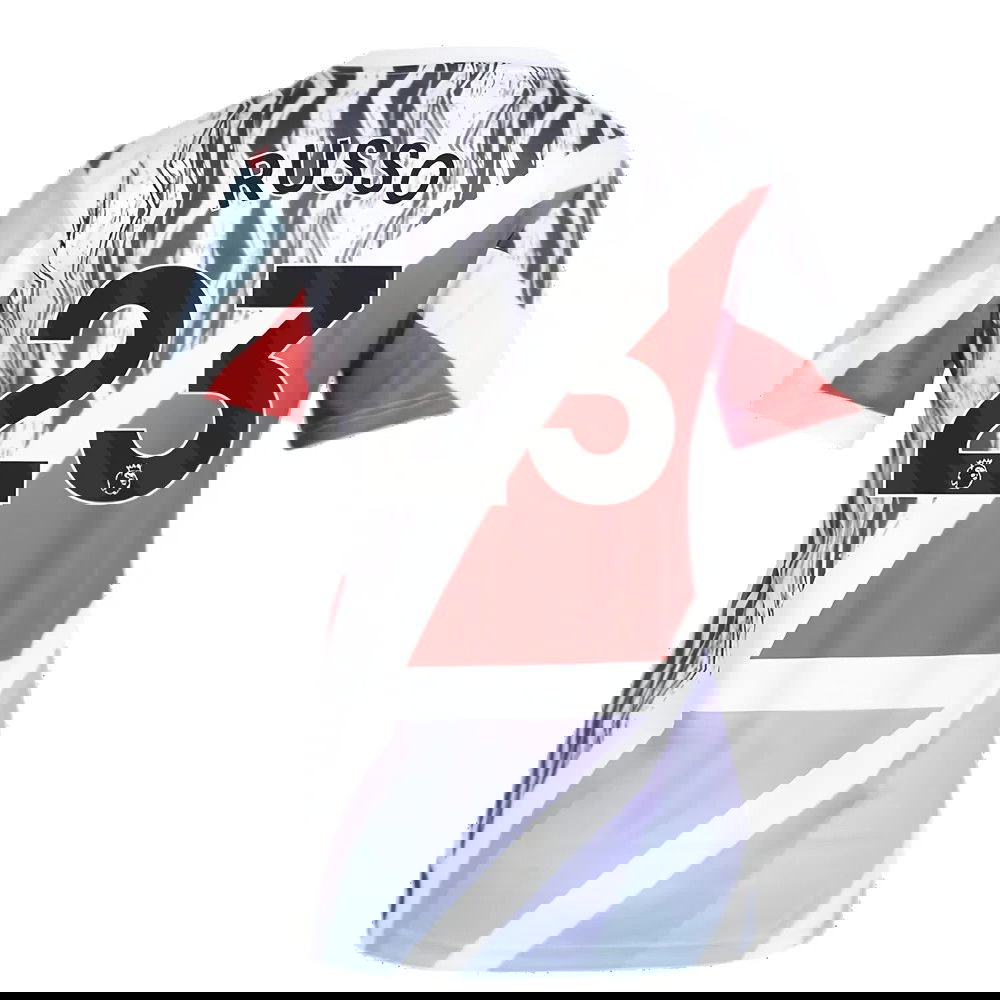 2024-2025 Arsenal Pre-Match Shirt (Scarlet) - Womens (Russo 23)