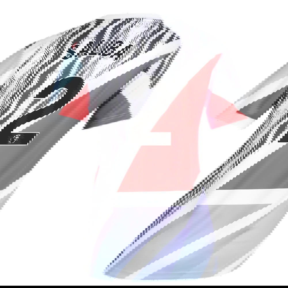 2024-2025 Arsenal Pre-Match Shirt (Scarlet) - Womens (Saliba 2)