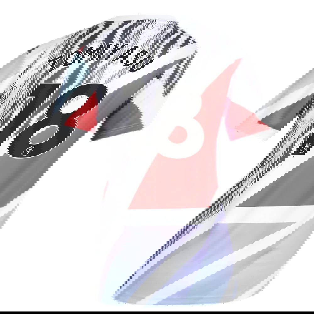 2024-2025 Arsenal Pre-Match Shirt (Scarlet) - Womens (Tomiyasu 18)