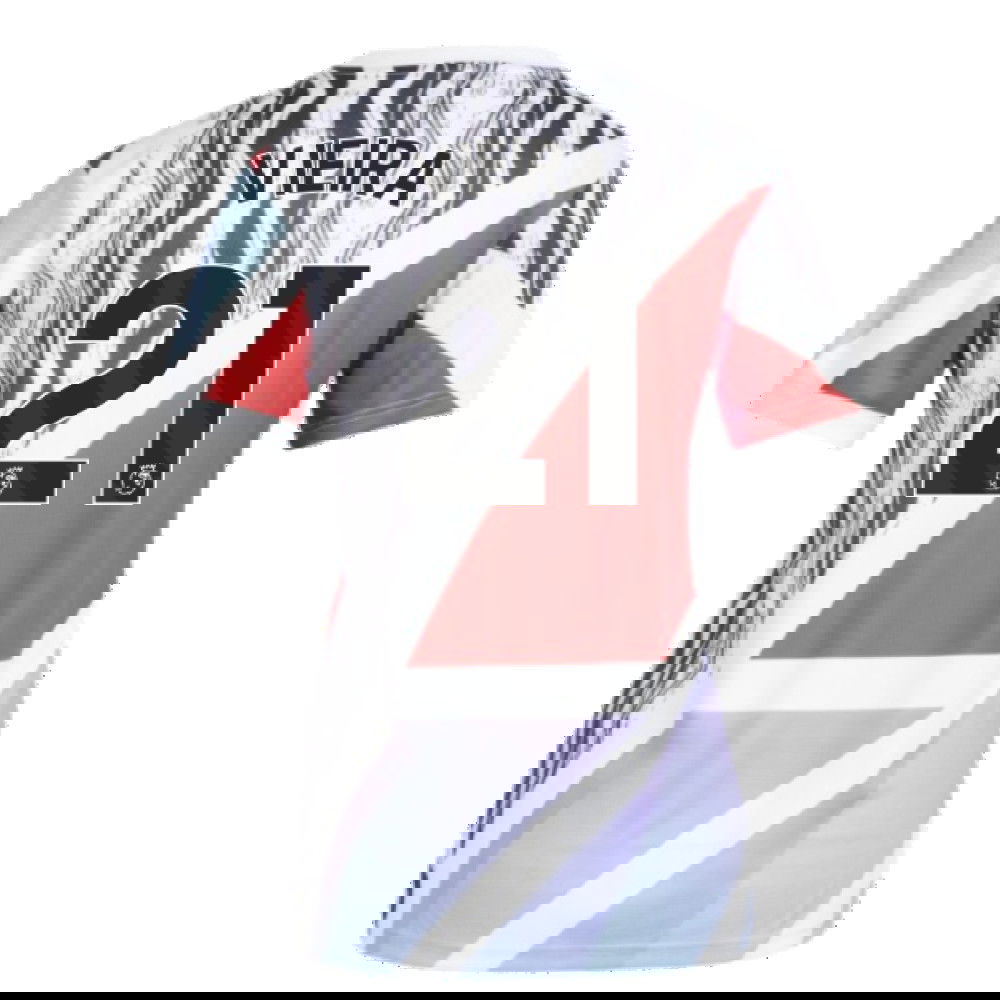 2024-2025 Arsenal Pre-Match Shirt (Scarlet) - Womens (Vieira 21)