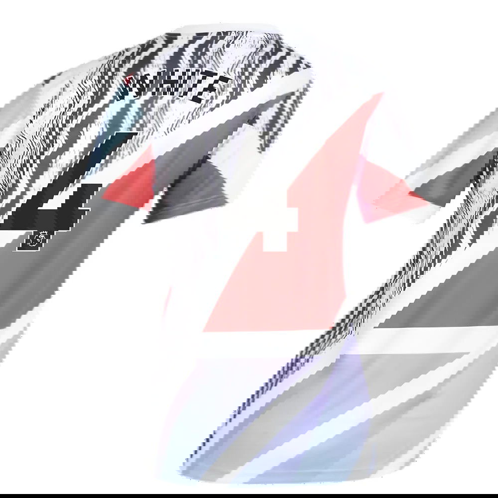 2024-2025 Arsenal Pre-Match Shirt (Scarlet) - Womens (White 4)