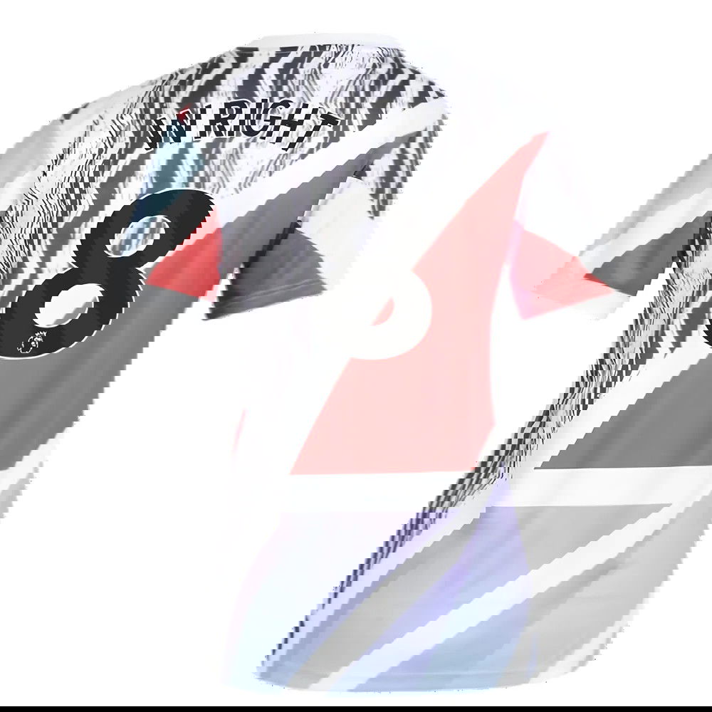 2024-2025 Arsenal Pre-Match Shirt (Scarlet) - Womens (Wright 8)