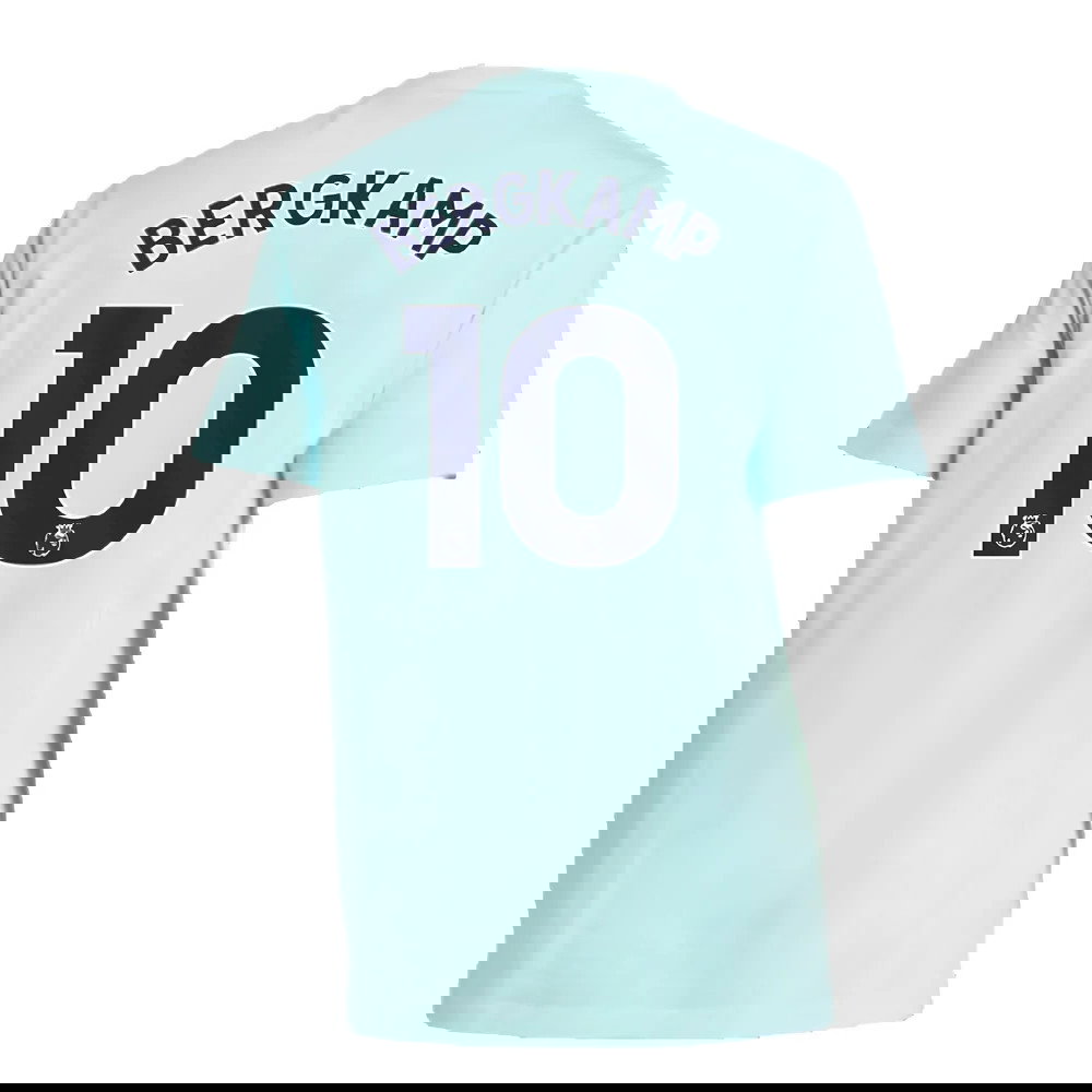 2024-2025 Arsenal Seasonal Tee (Clear Aqua) (Bergkamp 10)