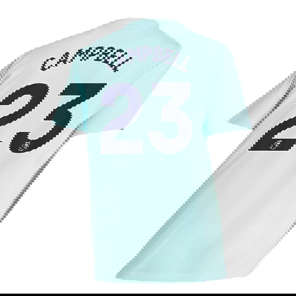 2024-2025 Arsenal Seasonal Tee (Clear Aqua) (Campbell 23)