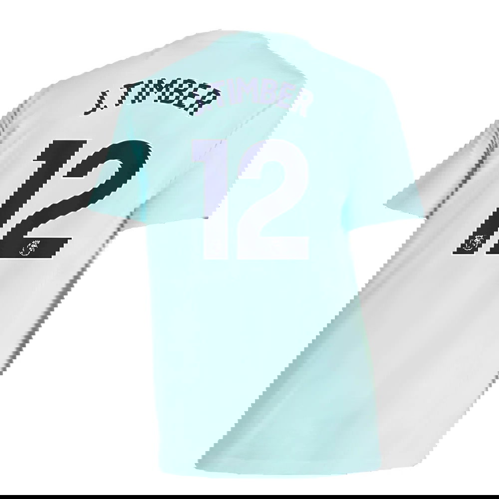 2024-2025 Arsenal Seasonal Tee (Clear Aqua) (J.Timber 12)