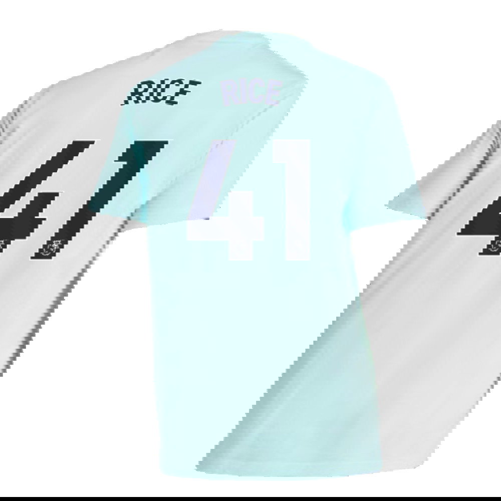2024-2025 Arsenal Seasonal Tee (Clear Aqua) (Rice 41)