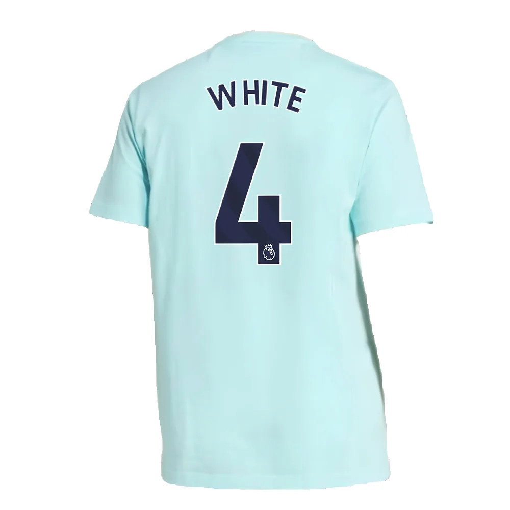 2024-2025 Arsenal Seasonal Tee (Clear Aqua) (White 4)