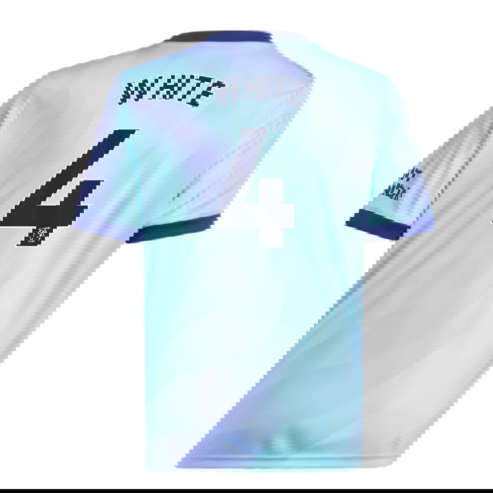 2024-2025 Arsenal Third Shirt (Kids) (White 4)