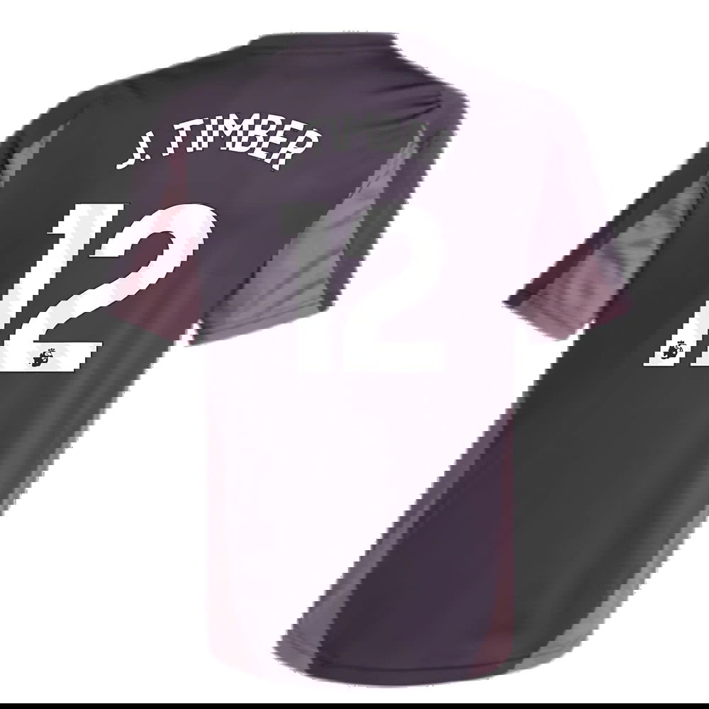 2024-2025 Arsenal Training Jersey (Aurora Black) - Kids (J.Timber 12)