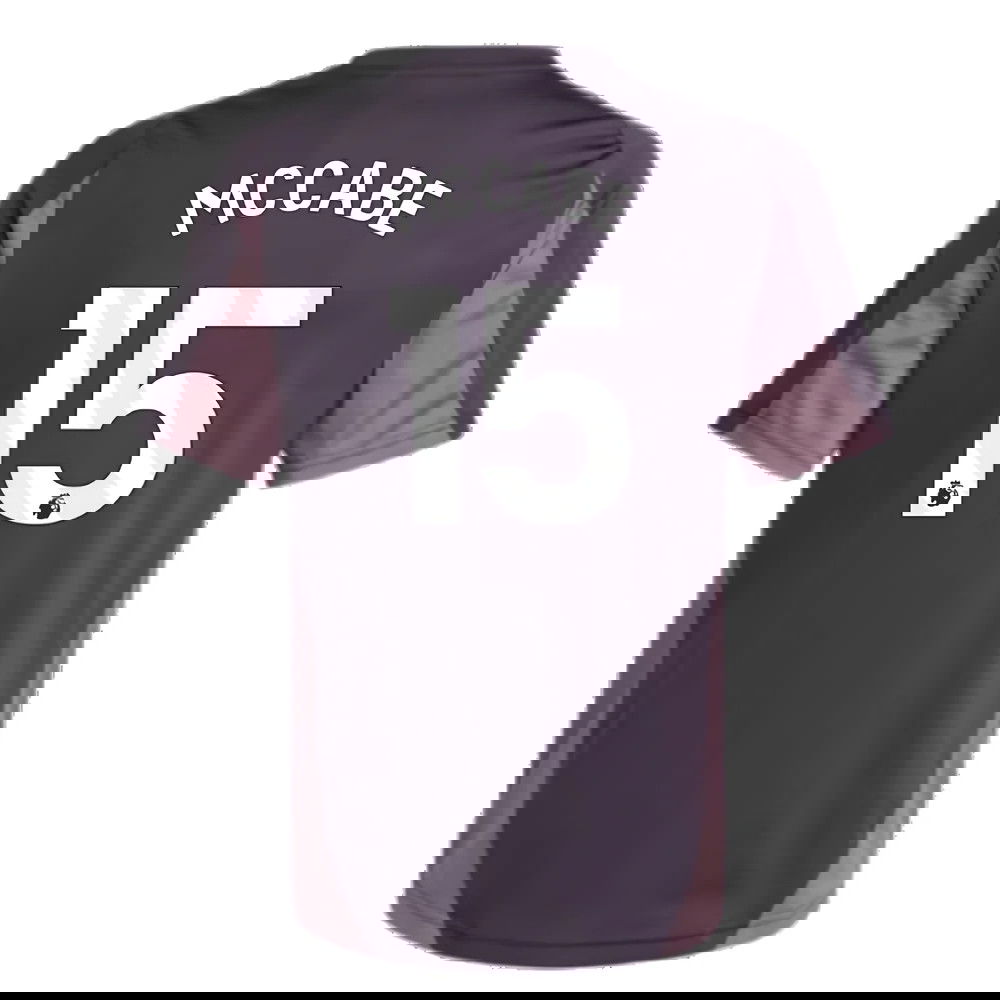 2024-2025 Arsenal Training Jersey (Aurora Black) - Kids (McCabe 15)