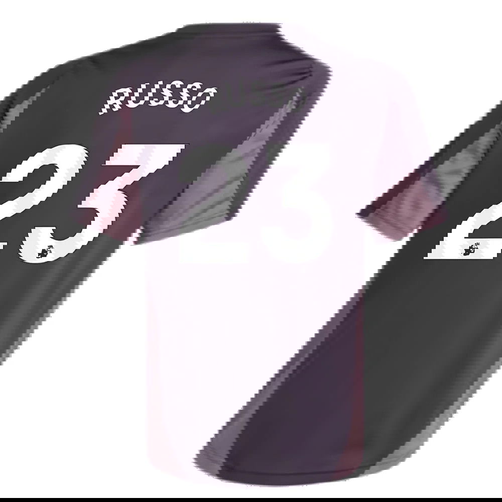 2024-2025 Arsenal Training Jersey (Aurora Black) - Kids (Russo 23)