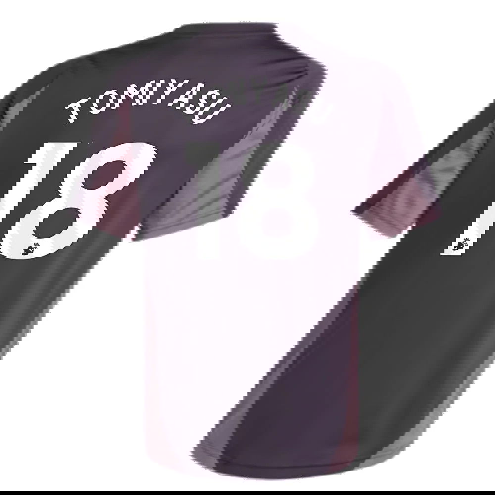 2024-2025 Arsenal Training Jersey (Aurora Black) - Kids (Tomiyasu 18)