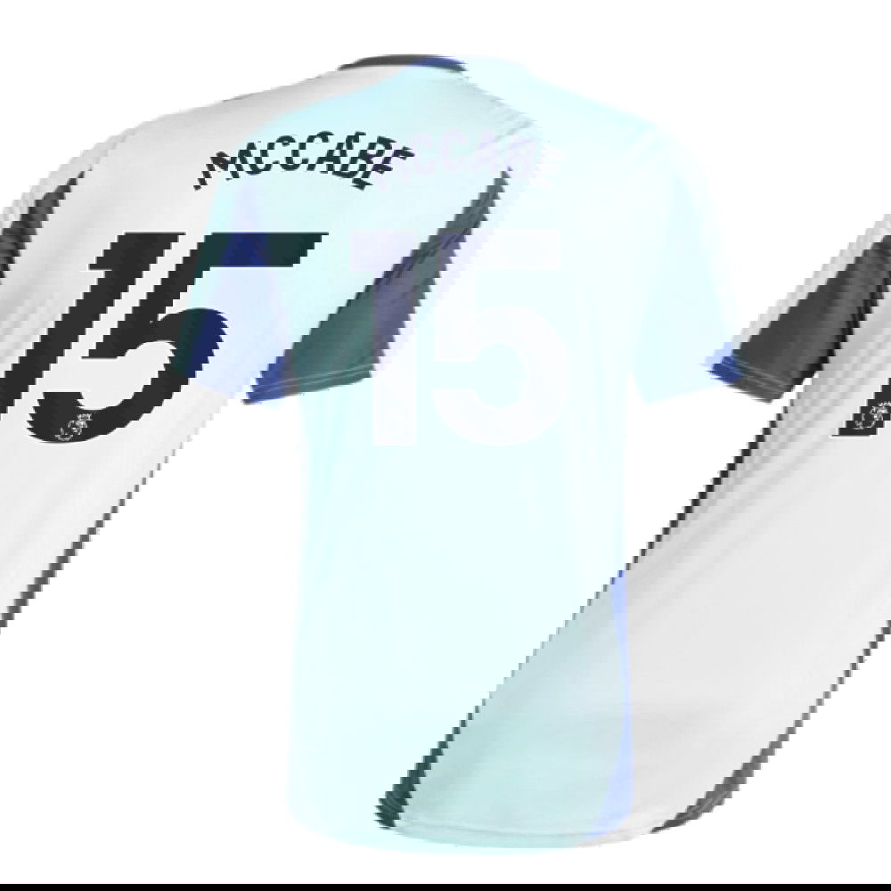 2024-2025 Arsenal Training Jersey (Clear Aqua) (McCabe 15)