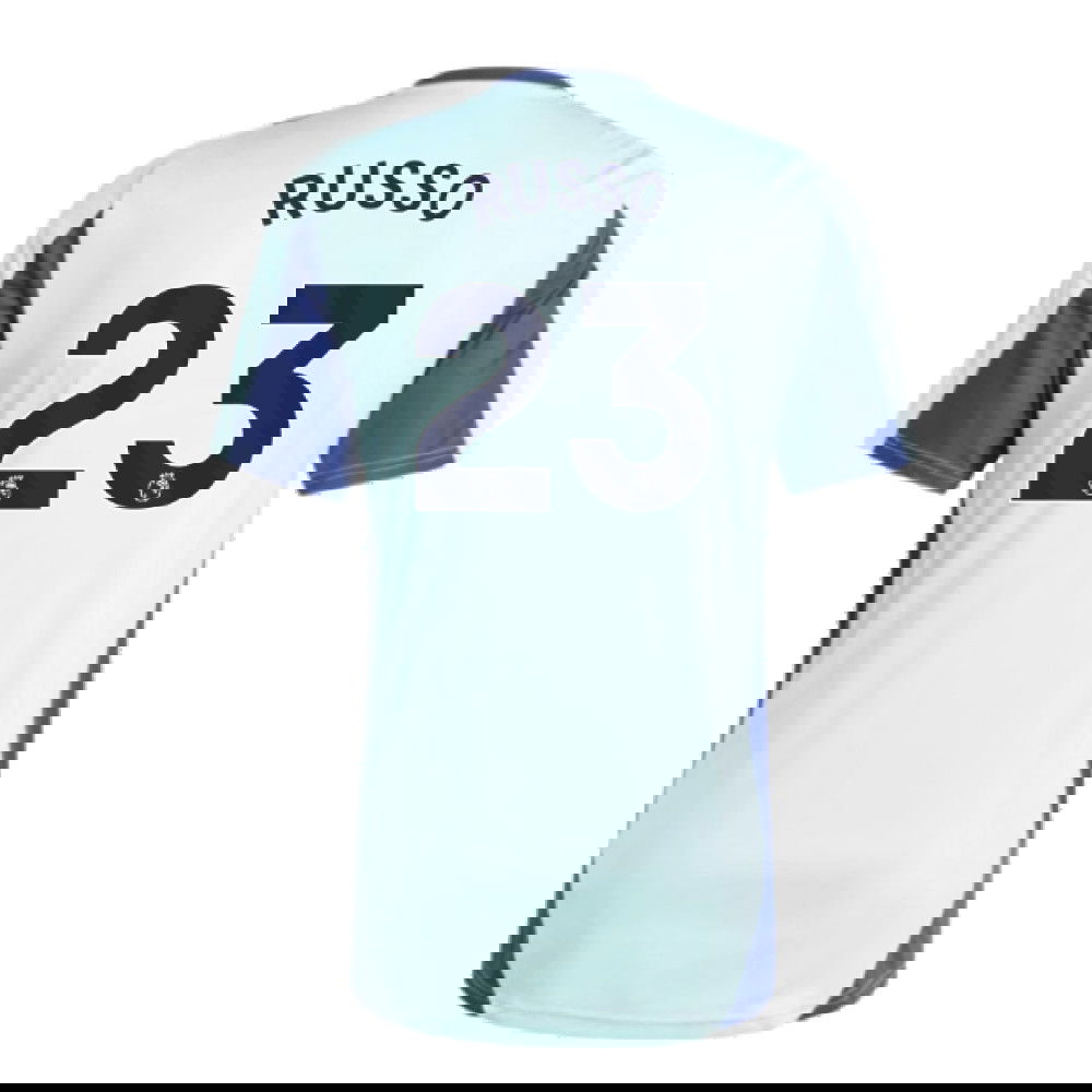 2024-2025 Arsenal Training Jersey (Clear Aqua) (Russo 23)