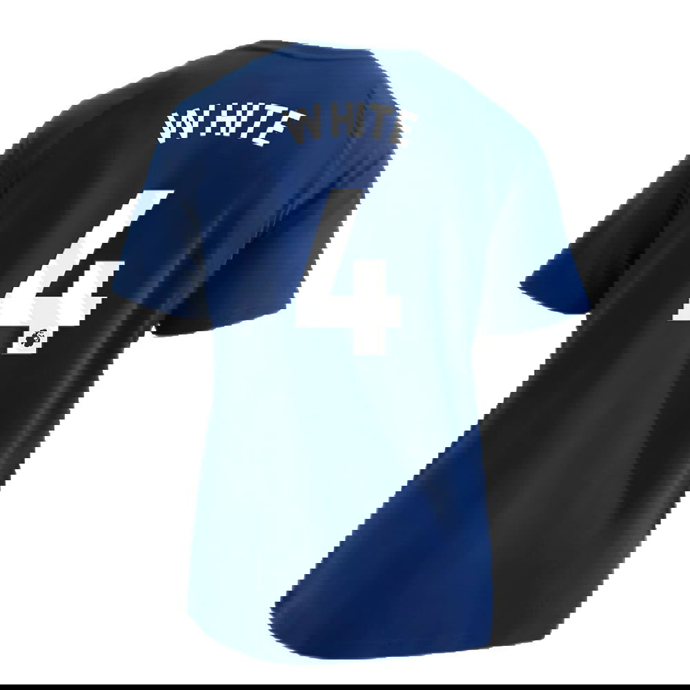 2024-2025 Arsenal Training Tee (Night Sky) (White 4)