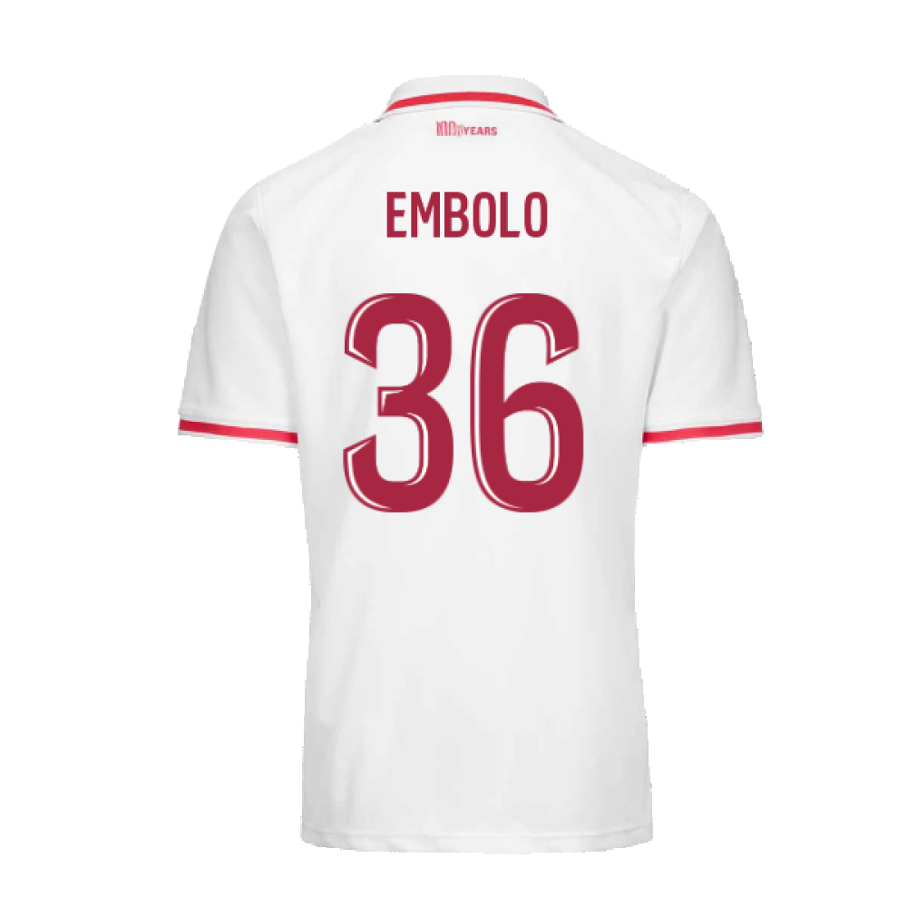 2024-2025 AS Monaco Home Shirt (Embolo 36)