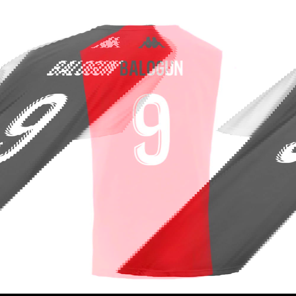2024-2025 AS Monaco Player Training Shirt (Red) (Balogun 9)