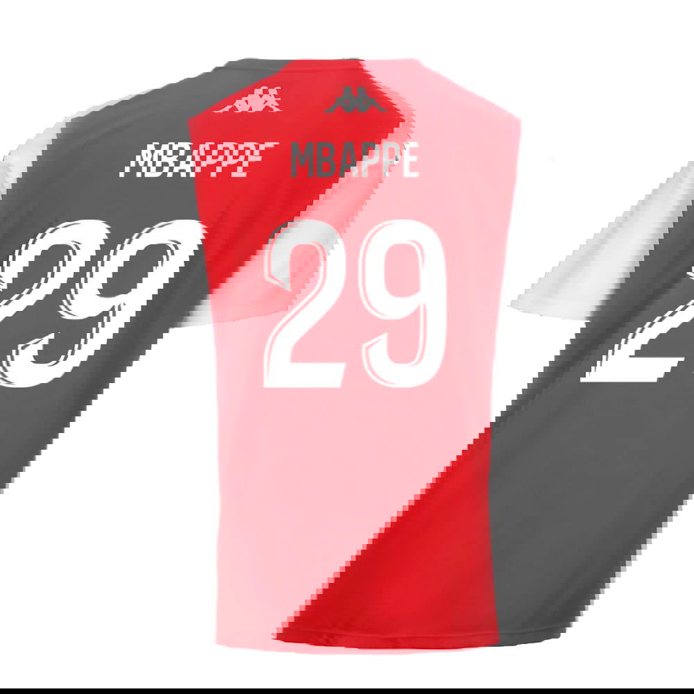 2024-2025 AS Monaco Player Training Shirt (Red) (Mbappe 29)